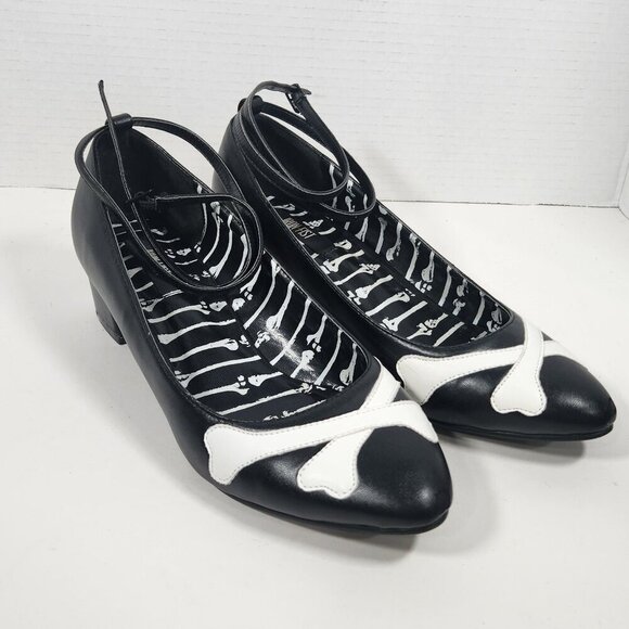 Iron Fist Shoes - Iron Fist Skeleton Wrap Heels Size 9